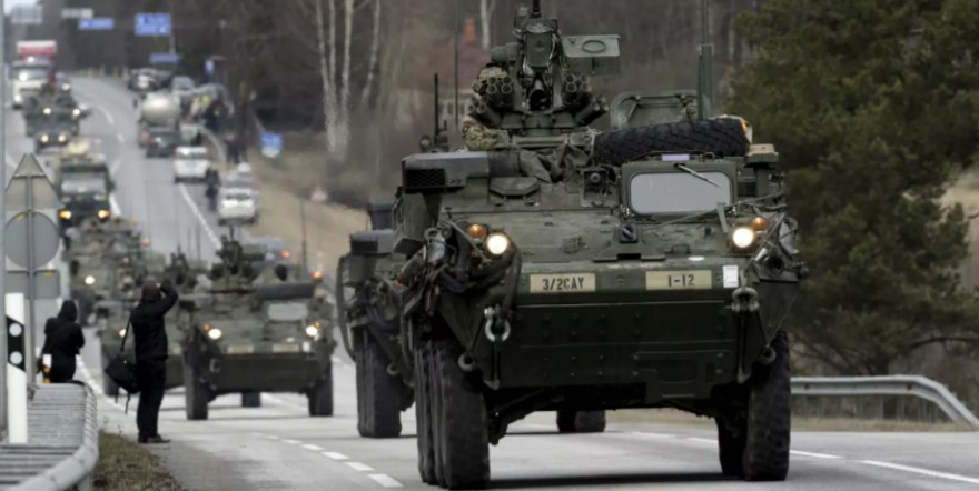 US Army soldiers deployed in Estonia (Reuters / Ints Kalnins)