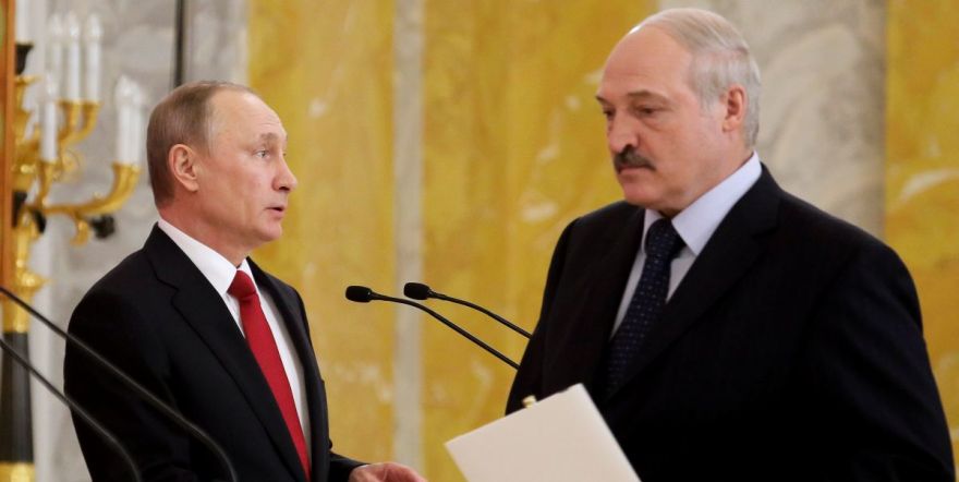 Александр Лукашенко и Владимир Путин / REUTERS